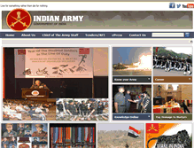 Tablet Screenshot of indianarmy.nic.in